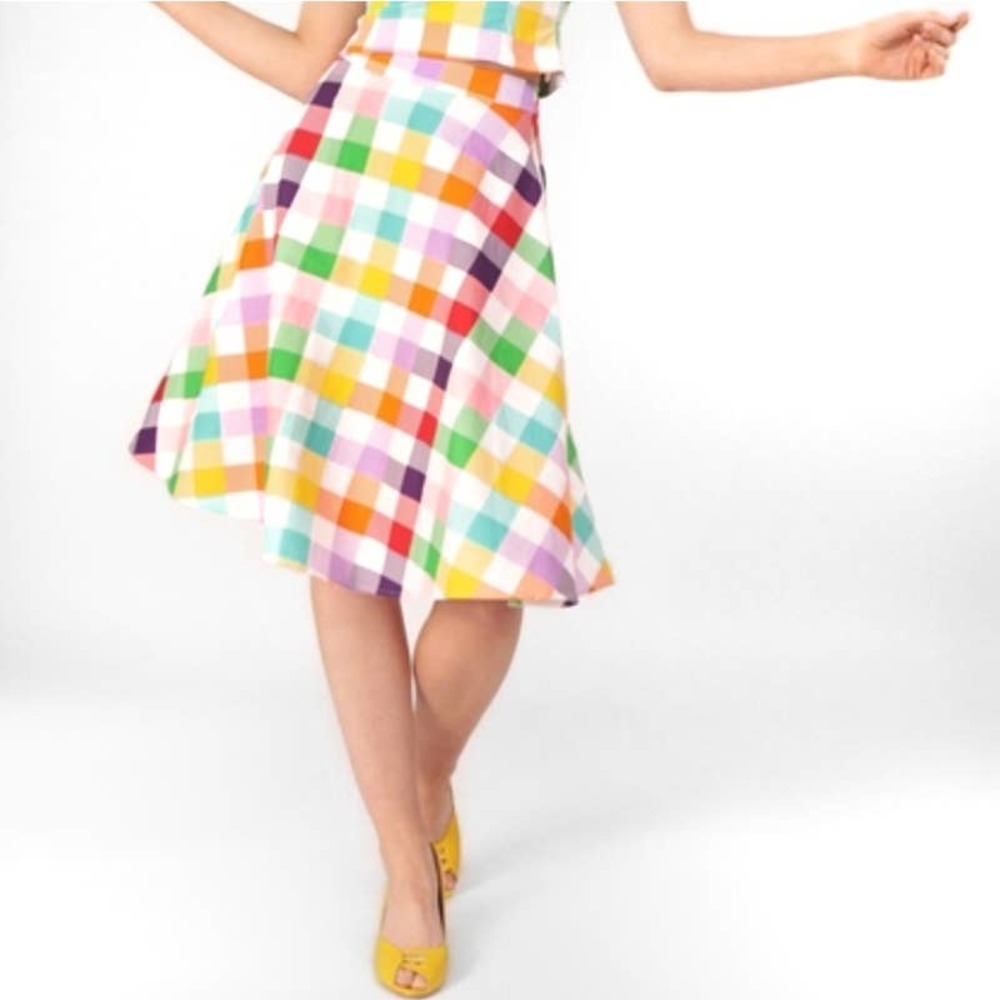 Modcloth Multicolor A-Line Skirt